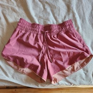 Lululemon Choose a Side Short 3" - reversible Misty Merlot/Copper Coil - size 4